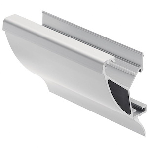 Ils Te Series - Transitional Crown Molding Channel - With Utilitarian Inspirations - 2.5 Inches Tall By 1.5 Inches Wide