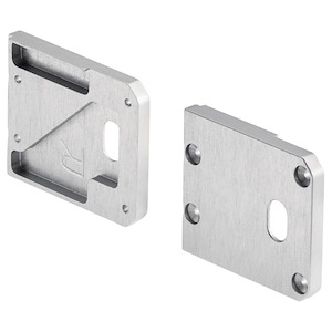 Ils Te Series - Tape Extenter End Cap (Pair) - With Utilitarian Inspirations - 1.5 Inches Tall By 0.25 Inches Wide