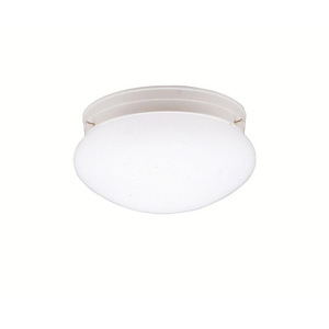 Ceiling Space - 1 Light Flush Mount - With Utilitarian Inspirations - 5 Inches Tall By 9 Inches Wide - 19965