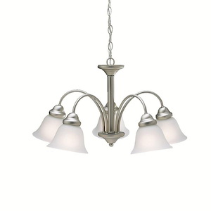 Wynberg - 5 light Chandelier - 13.75 inches tall by 24.5 inches wide