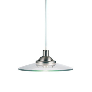 Galaxie - 1 Light Pendant - With Soft Contemporary Inspirations - 6.25 Inches Tall By 14 Inches Wide - 20147