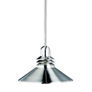 Grenoble - 1 Light Pendant - With Soft Contemporary Inspirations - 8 Inches Tall By 11 Inches Wide