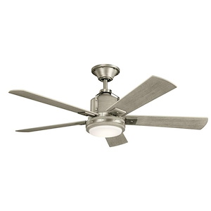 Colerne - Ceiling Fan with Light Kit - with Transitional inspirations - 17 inches tall by 52 inches wide