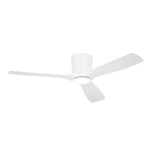 Volos - 3 Blade Ceiling Fan with Light Kit In Modern Style-10.5 Inches Tall and 54 Inches Wide - 1278733