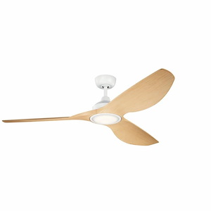 Imari - Ceiling Fan with Light Kit - with Contemporary inspirations - 14.5 inches tall by 65 inches wide