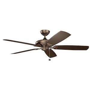 Kevlar - Ceiling Fan - with Traditional inspirations - 13.75 inches tall by 60 inches wide