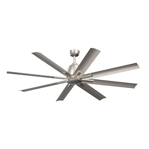 Breda - 8 Blade Ceiling Fan In Modern Style-16.4 Inches Tall and 65 Inches Wide