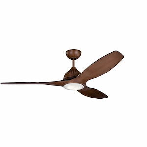 Jace - Ceiling Fan with Light Kit - with Contemporary inspirations - 15.25 inches tall by 60 inches wide
