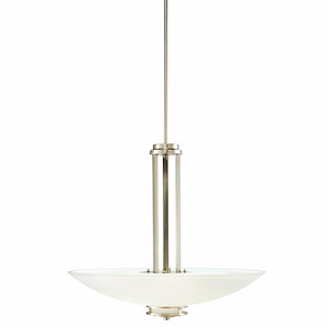 Hendrik - 3 light Inverted Pendant - with Soft Contemporary inspirations - 22 inches tall by 24 inches wide - 90799
