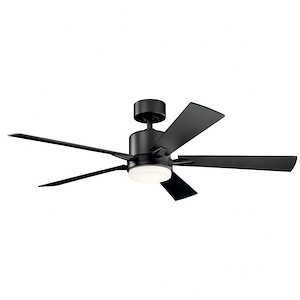 Lucian - Ceiling Fan with Light Kit - with Transitional inspirations - 14.25 inches tall by 52 inches wide