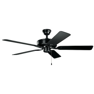 Basics Pro Patio - Ceiling Fan - with Traditional inspirations - 12.5 inches tall by 52 inches wide