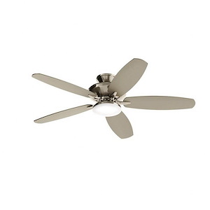 Renew Designer - 5 Blade Ceiling Fan with Light Kit In Modern Style-15 Inches Tall and 52 Inches Wide