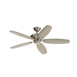 Renew Es - 5 Blade Ceiling Fan In Modern Style-13.5 Inches Tall and 52 Inches Wide