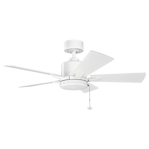Lucian II - Ceiling Fan - with Transitional inspirations - 13.5 inches tall by 42 inches wide