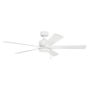Lucian II - 5 Blade Ceiling Fan In Modern Style-14 Inches Tall and 60 Inches Wide