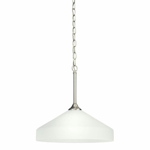 Ansonia - 1 Light Pendant - With Soft Contemporary Inspirations - 15 Inches Tall By 15 Inches Wide