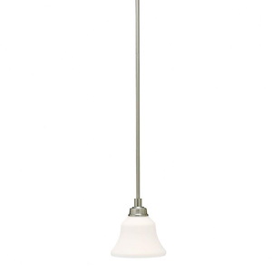 Langford - 10W 1 LED Mini Pendant - with Transitional inspirations - 7.75 inches tall by 7 inches wide