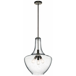 Everly - 3 light Pendant - with Transitional inspirations - 27.25 inches tall by 20 inches wide - 492995