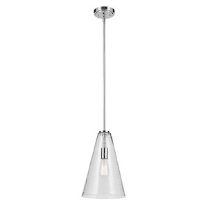 Everly - 1 Light Pendant-15.25 Inches Tall and 10.25 Inches Wide