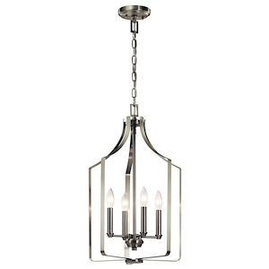 Morrigan - 4 light Mini Chandelier - with Traditional inspirations - 24.25 inches tall by 15 inches wide - 871674