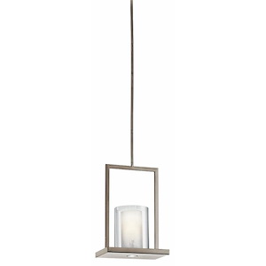 Triad - 1 light Pendant - 18 inches tall by 7.75 inches wide
