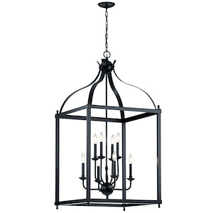 Larkin - 8 light Foyer Chandelier - with Traditional inspirations - 47.75 inches tall by 24 inches wide - 440901