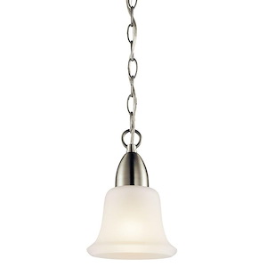Nicholson - 1 light Mini Pendant - with Transitional inspirations - 8 inches tall by 6 inches wide