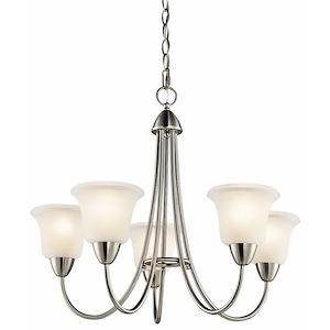 Nicholson - 5 light Chandelier - with Transitional inspirations - 21.5 inches tall by 25 inches wide - 254149