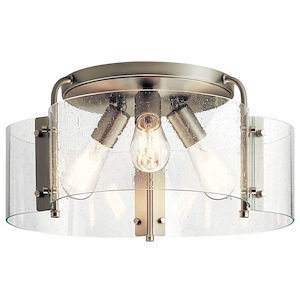 Thoreau - 3 light Semi-Flush Mount - 8.5 inches tall by 18 inches wide