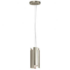 Moderne - 18W 2 LED Mini Pendant - with Contemporary inspirations - 12 inches tall by 5.5 inches wide - 727305
