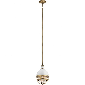 Tollis - 1 Light Mini Pendant In Coastal Style-12.5 Inches Tall and 8 Inches Wide - 1216580