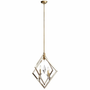Layan - 4 Light Medium Chandelier - With Contemporary Inspirations - 26.75 Inches Tall By 24 Inches Wide