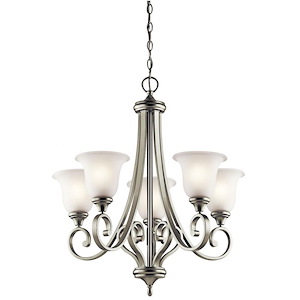Monroe - 5 Light Medium Chandelier - with Traditional inspirations - 29.5 inches tall by 27.5 inches wide - 732737