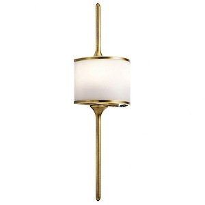 Mona - 2 Light Wall Sconce In Contemporary Style-22 Inches Tall and 6.5 Inches Wide