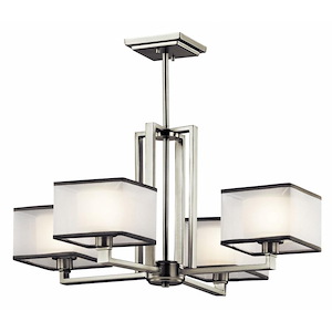 Kailey - 4 Light Medium Chandelier - With Transitional Inspirations - 13.25 Inches Tall By 25 Inches Wide - 409649