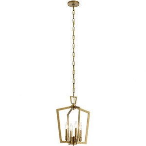 Abbotswell - 4 Light Pendant - with Traditional inspirations - 19 inches tall by 14 inches wide