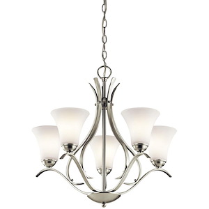 Keiran - 5 Light Medium Chandelier - with Transitional inspirations - 23.25 inches tall by 24.5 inches wide - 440987