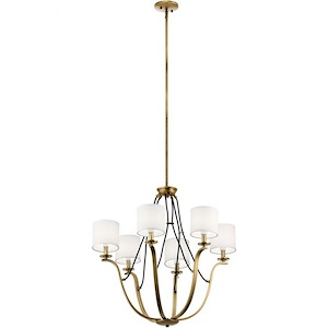 Thisbe - 6 Light Medium Chandelier In Traditional Style-28.25 Inches Tall and 27.5 Inches Wide - 1216494
