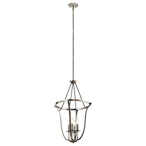 Thisbe - 4 Light Large Foyer - 29.25 Inches Tall By 17.5 Inches Wide