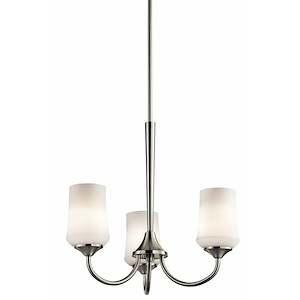 Aubrey - 3 Light Small Chandelier - with Transitional inspirations - 19.25 inches tall by 21.5 inches wide - 456897