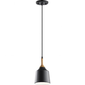 Danika - 1 light Mini Pendant - with Mid-Century/Retro inspirations - 9.25 inches tall by 5.25 inches wide - 457010
