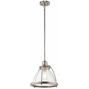 Silberne - 1 Light Pendant - 13 Inches Wide - 1216586