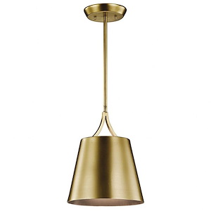 Maclain - 1 Light Mini Pendant In Mid-Century Modern Style-12.5 Inches Tall and 10 Inches Wide