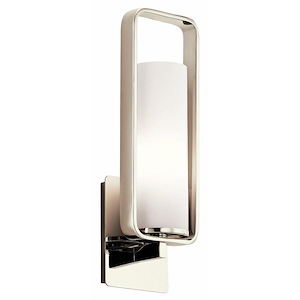 City Loft - 1 Light Wall Bracket - With Contemporary Inspirations - 17.25 Inches Tall By 5.5 Inches Wide