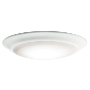 1 Light Flush Mount - with Utilitarian inspirations - 1.25 inches tall by 7.5 inches wide