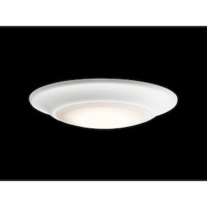 1 Light Flush Mount - with Utilitarian inspirations - 1.25 inches tall by 7.5 inches wide