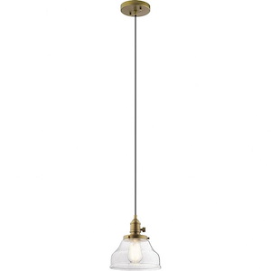 Avery - 1 light Mini Pendant - with Vintage Industrial inspirations - 8.5 inches tall by 8 inches wide - 493028