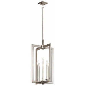 Cullen - 5 Light Foyer - With Soft Contemporary Inspirations - 32 Inches Tall By 18 Inches Wide