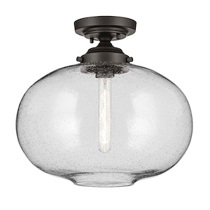 Avery - 1 Light Semi-Flush Mount-13.5 Inches Tall and 14.5 Inches Wide - 1340420