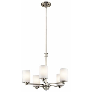 Joelson - 5 light Medium Chandelier - with Transitional inspirations - 19.75 inches tall by 24 inches wide